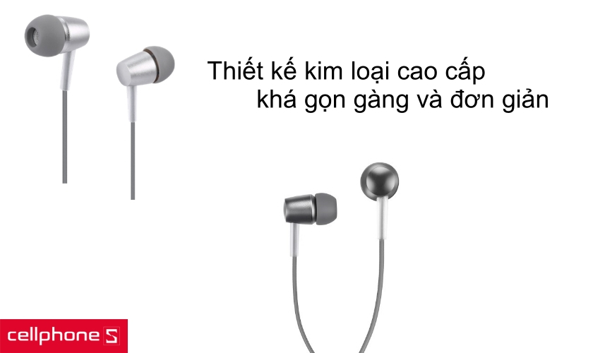 Kiểu dáng hiện đại với thiết kế kim loại cao cấp