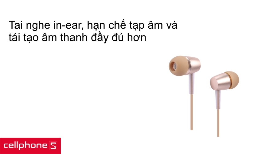 Lớp đệm tai được làm bằng Silicon giúp hạn chế tạp âm