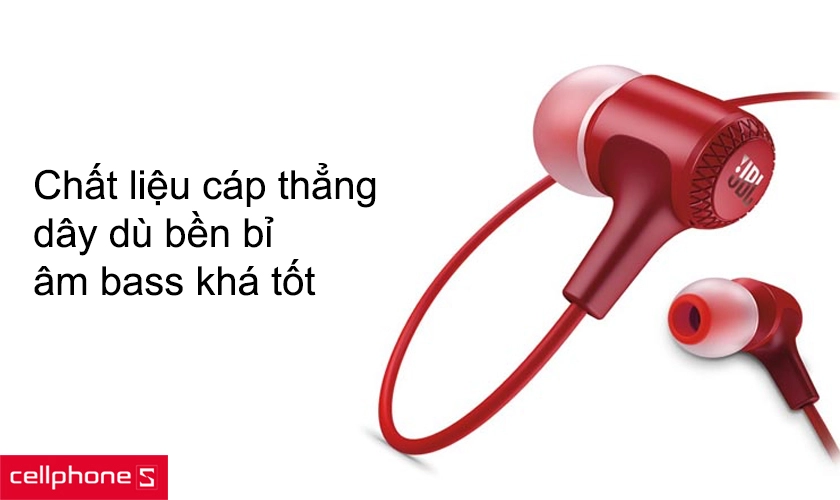 Chất liệu cáp thẳng, dây dù bền bỉ, âm bass khá tốt