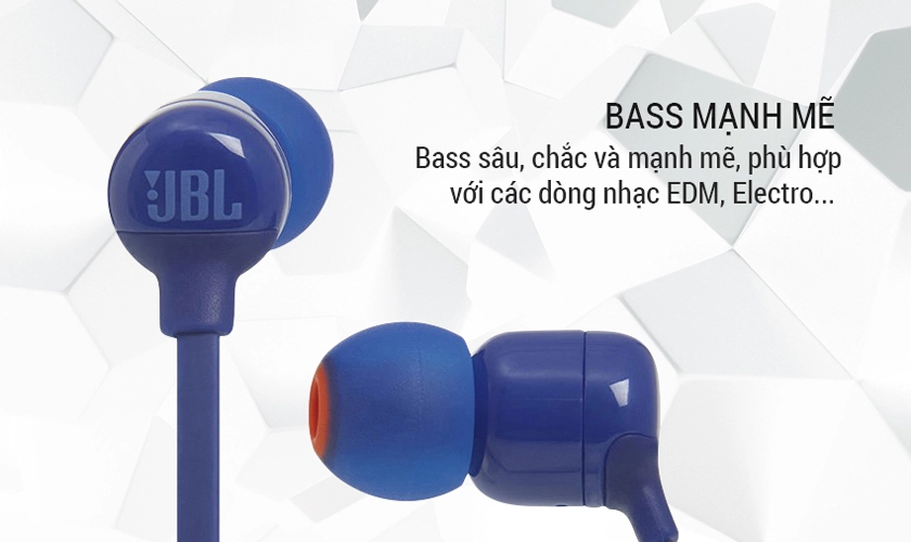 Driver Dynamic 8.6mm âm thanh Bass trung thực, sắc nét