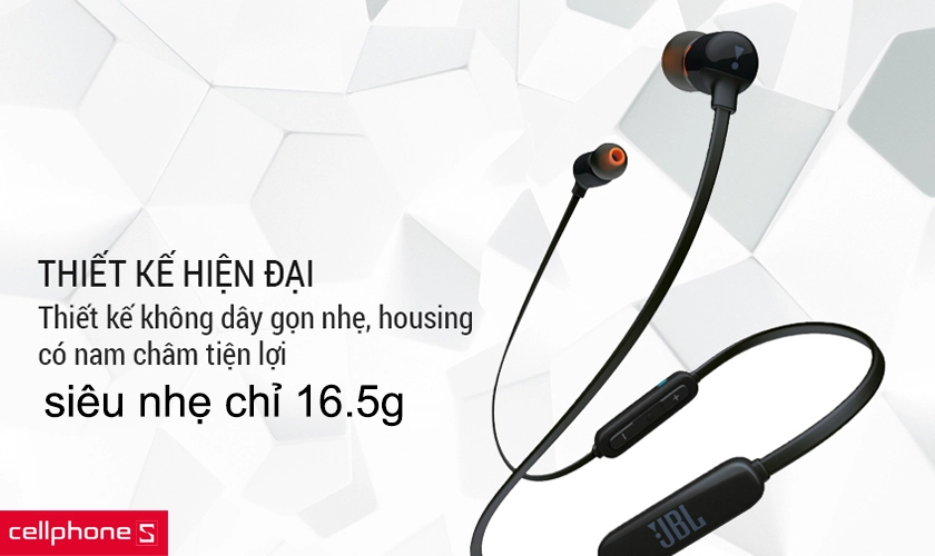 Thiết kế dây đeo choàng cổ có nam hai bên tai siêu nhẹ chỉ 16.5g