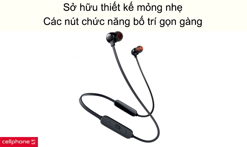 Sở hữu thiết kế mỏng nhẹ, các nút chức năng bố trí gọn gàng
