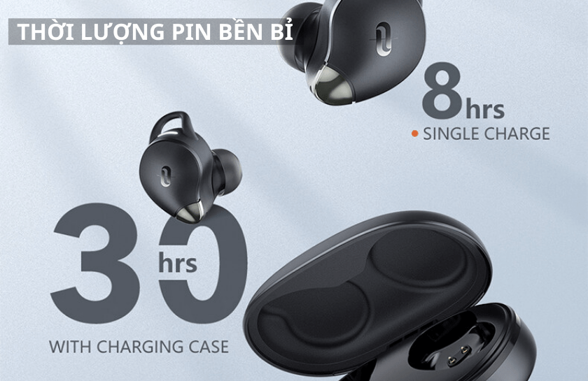 Dung lượng Pin của những chiếc tai nghe không dây Taotronics