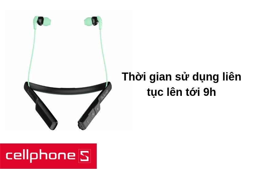 Thời lượng pin sử dụng tới 9 giờ