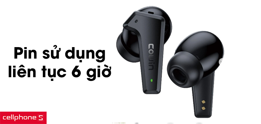 Pin hiệu suất cao với 6 giờ sử dụng