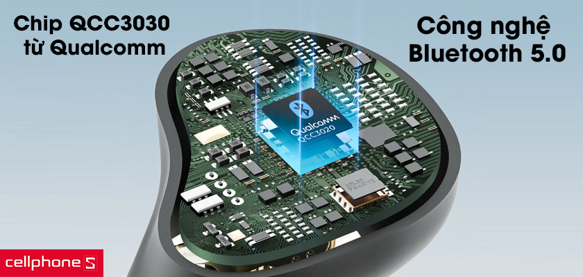 Kết nối không dây với công nghệ Bluetooth 5.0