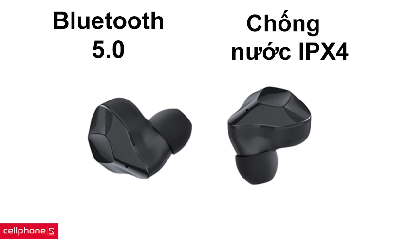 Kết nối nhanh chóng dễ dàng, chống nước IPX4