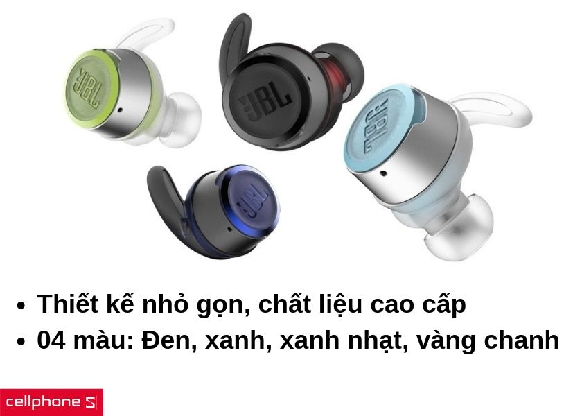 Thiết kế nhỏ gọn, tinh tế với 04 phiên bản màu sắc thời trang