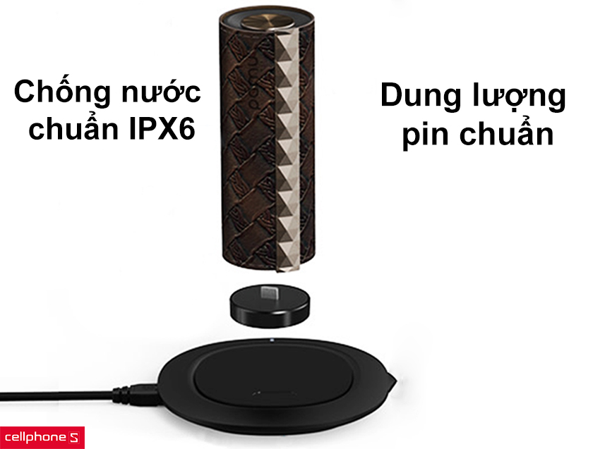 Khả năng chống nước chuẩn IPX6, dung lượng pin vừa đủ