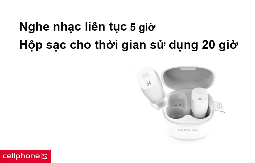 Nghe nhạc liên tục lên tới 20 giờ cùng Soul ST-XX