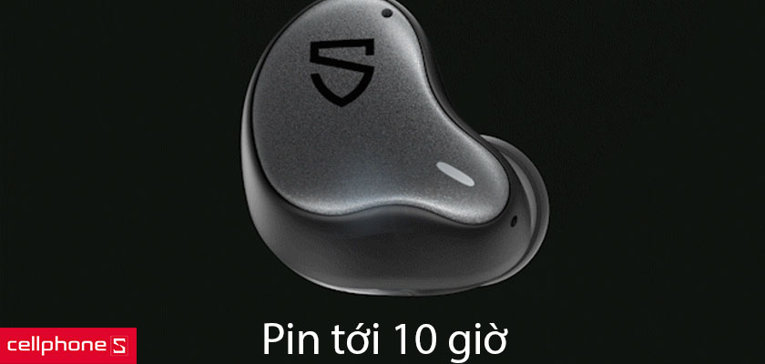 Pin lên tới 10 giờ, khả năng chống nước IPX5