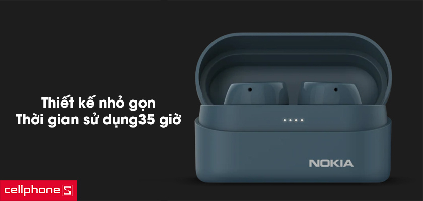 Thiết kế nhỏ gọn, thời gian sử dụng lên tới 5 giờ