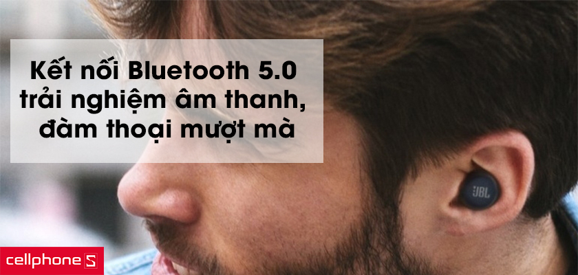 Kết nối Bluetooth 5.0 trải nghiệm âm thanh, đàm thoại mượt mà
