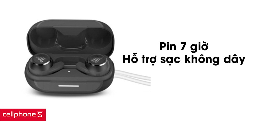 Pin 7 giờ, hỗ trợ sạc không dây