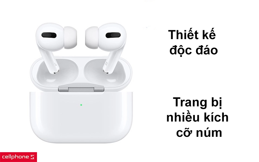 Thiết kế độc đáo, trang bị nhiều kích cỡ núm