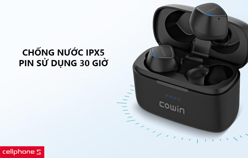 Hỗ trợ chống nước dùng pin dung lượng lớn