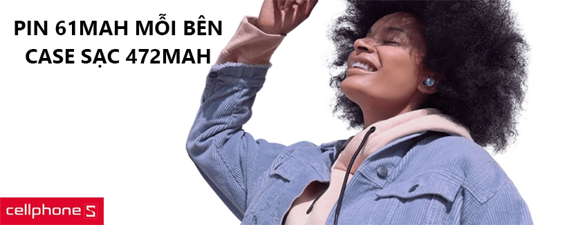  thời lượng pin lên đến 21 giờ