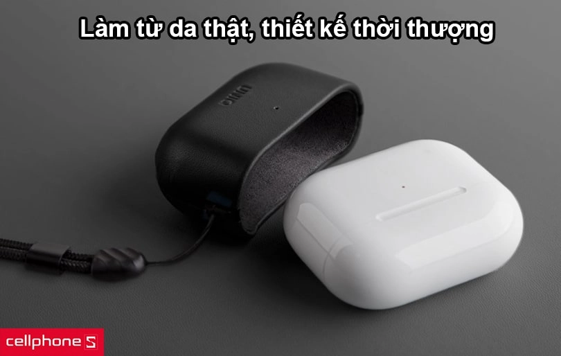 Hộp đựng tai nghe AirPods 3 Uniq Terra Geniune Leather