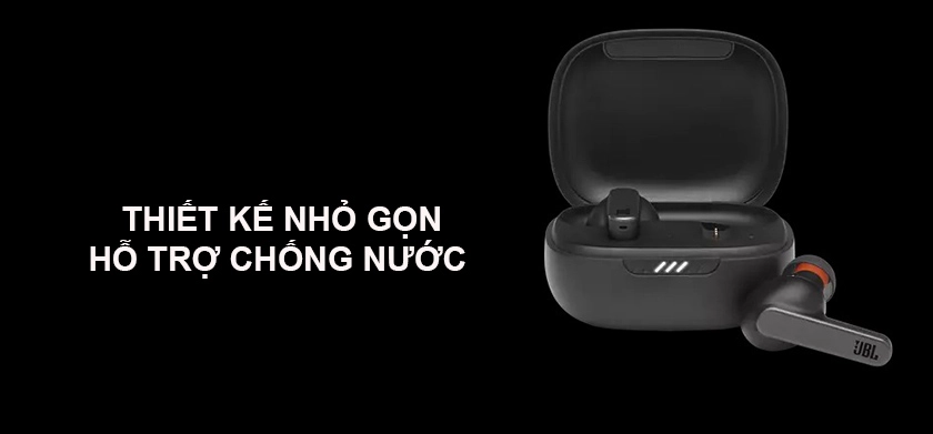 Thiết kế nhỏ gọn, hỗ trợ chống nước IPX4