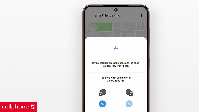 Tính năng tìm tai nghe thất lạc