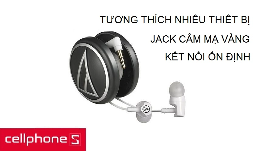 Chất âm tốt với driver 8.5mm, tương thích tốt với nhiều thiết bị