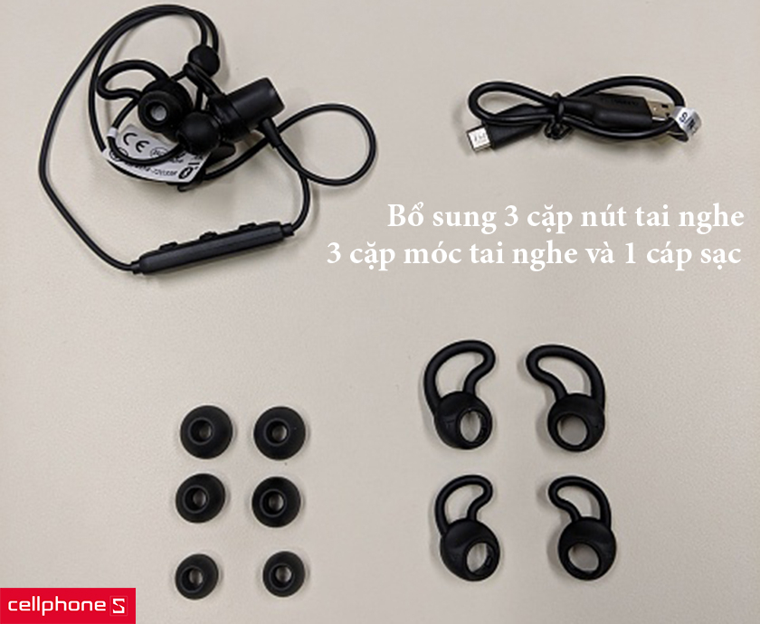 3 cặp nút tai nghe bổ sung