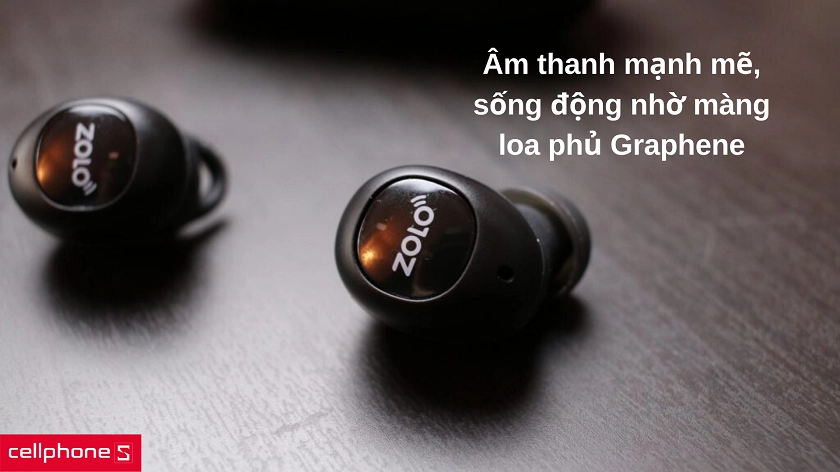 Âm thanh tuyệt hảo nhờ công nghệ Graphene và khử ồn thụ động