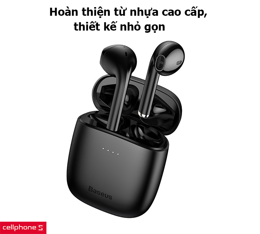 Hoàn thiện từ nhựa cao cấp, thiết kế nhỏ gọn