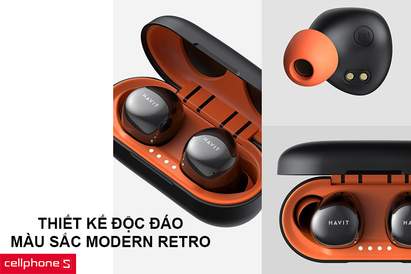 Thiết kế độc đáo với màu sắc Modern Retro