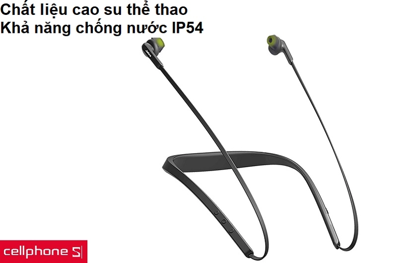 Thiết kế thể thao tiện lợi cùng khả năng chống nước IP54