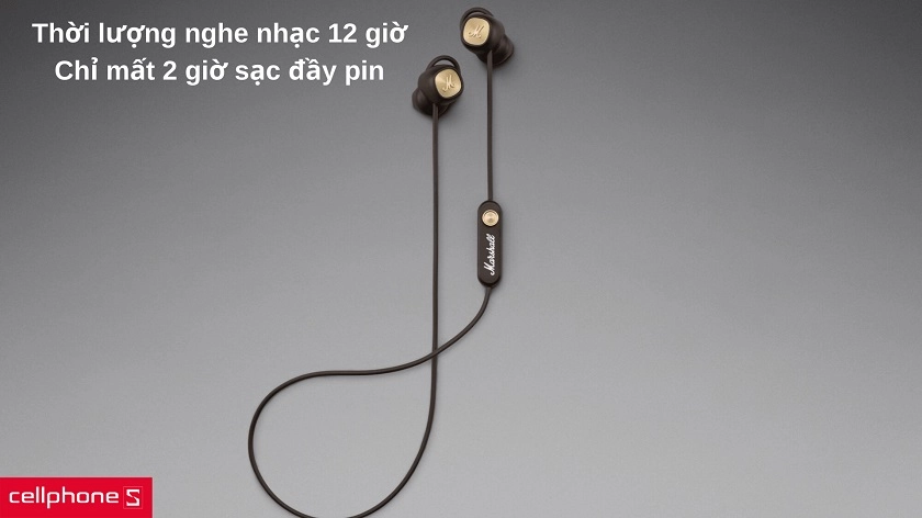 Thoải mái nghe nhạc trong suốt 12 giờ liên tục