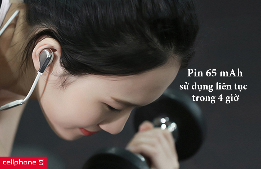 pin 65 mAh sử dụng trong 4 giờ