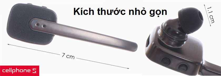 Tai nghe bluetooth Roman Pioneer R9030 với thiết kể sang trọng và nhỏ gọn