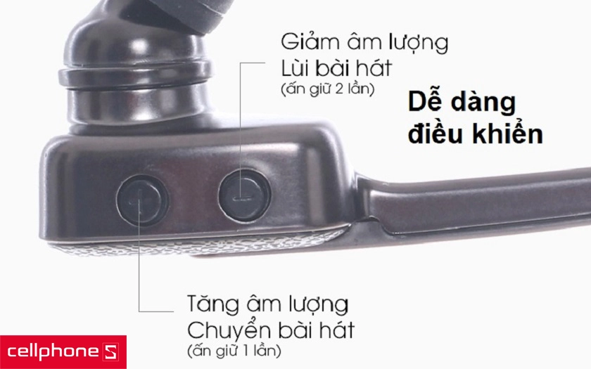 Phím bấm giúp thao tác đơn giản cùng nhiều phụ kiện tặng kèm