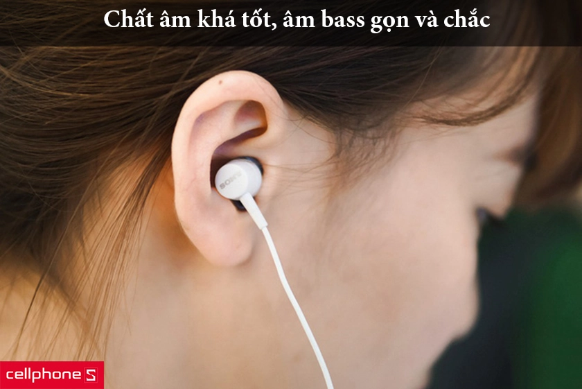 Chất âm khá tốt, âm bass gọn và chắc