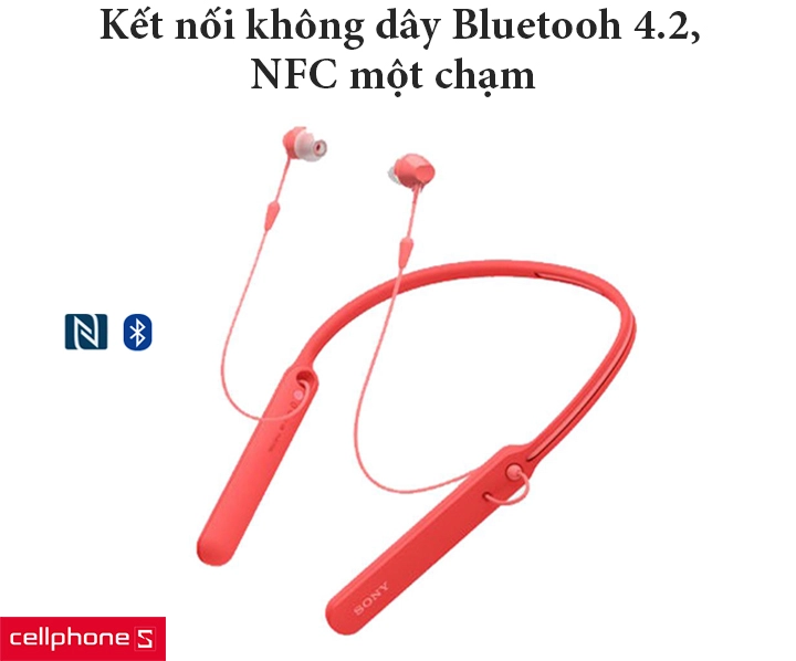 Kết nối Bluetooth chuẩn 4.2 và NFC chỉ một chạm
