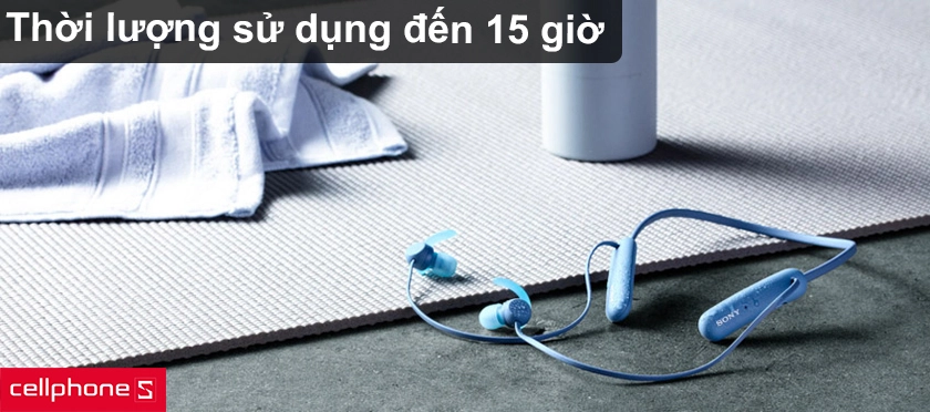 thời lượng pin đến 15 giờ