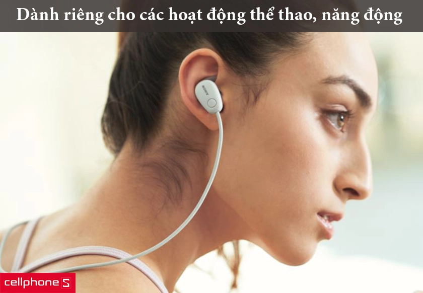 Sony WI-SP600N dành riêng cho các hoạt động thể thao, năng động
