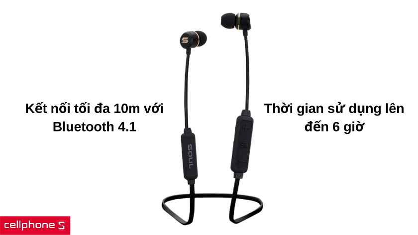 Kết nối ổn định, thời lượng nghe kéo dài lên đến 6 giờ liền