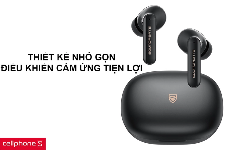 Thiết kế nhỏ gọn, điều khiển cảm ứng tiện lợi
