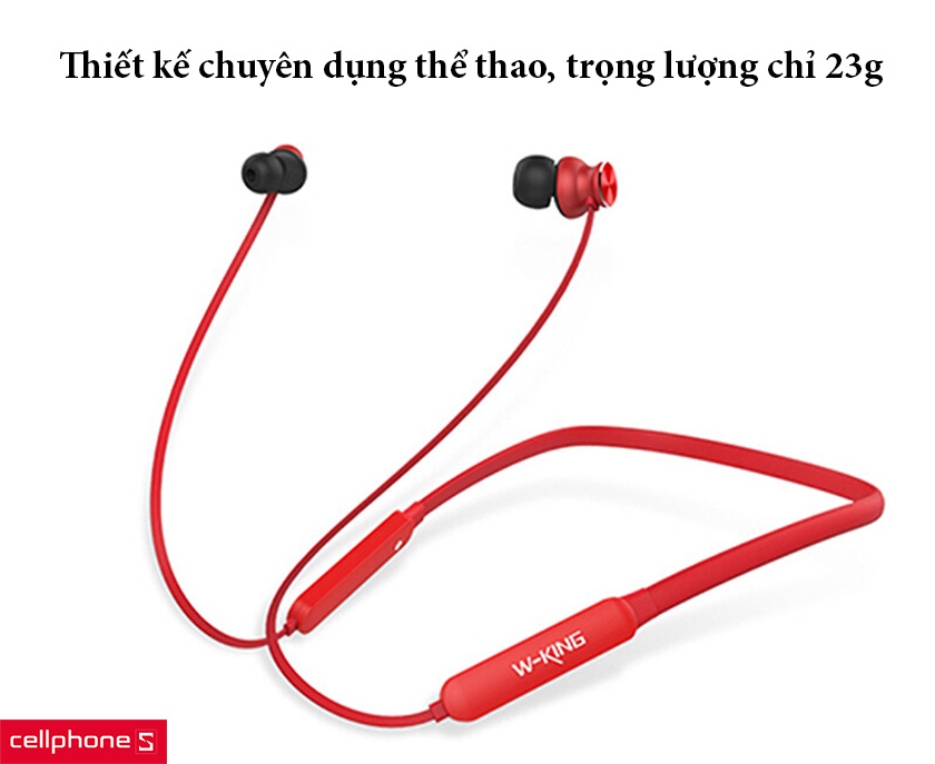 Thiết kế chuyên dụng thể thao, trọng lượng chỉ 23g