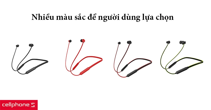 nhiều màu sắc lựa chọn