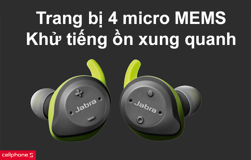 Trang bị 4 micro MEMS, khử tiếng ồn xung quanh