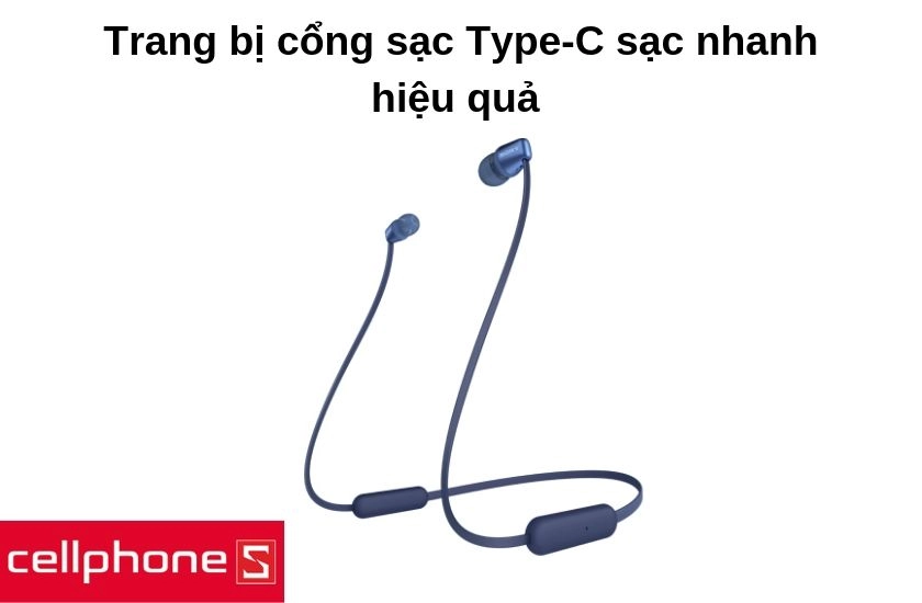 thiết bị còn được trang bị cổng sạc Type-C, hỗ trợ sạc nhanh