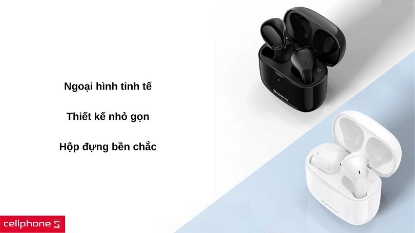 Ngoại hình tinh tế, hộp đựng nhỏ gọn