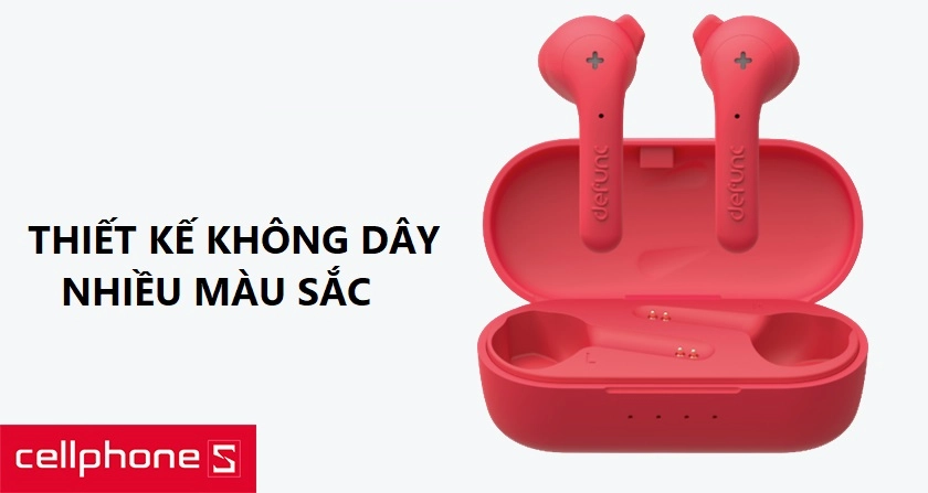 Thiết kế hiện đại không dây, 6 phiên bản màu sắc