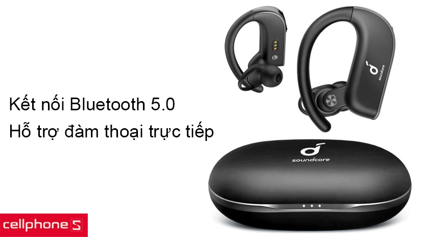 Sử dụng kết nối Bluetooth 5.0 ổn định, hỗ trợ nghe gọi không cần ngắt kết nối