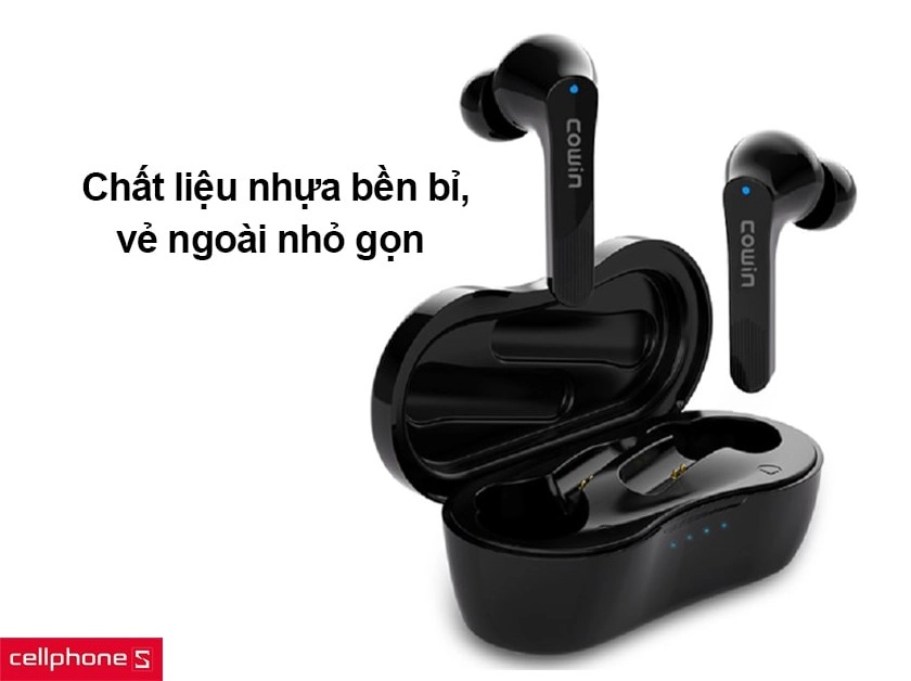 Chất liệu nhựa bền bỉ, vẻ ngoài nhỏ gọn