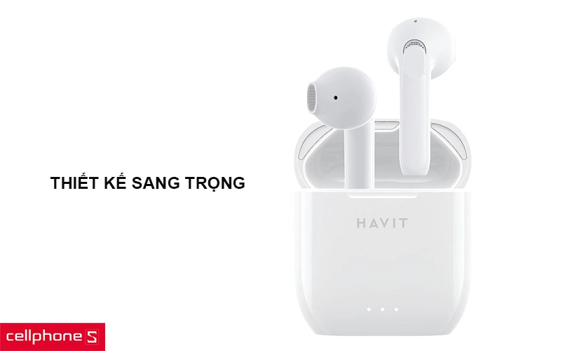 Đánh giá thiết kế tai nghe không dây Havit TW948