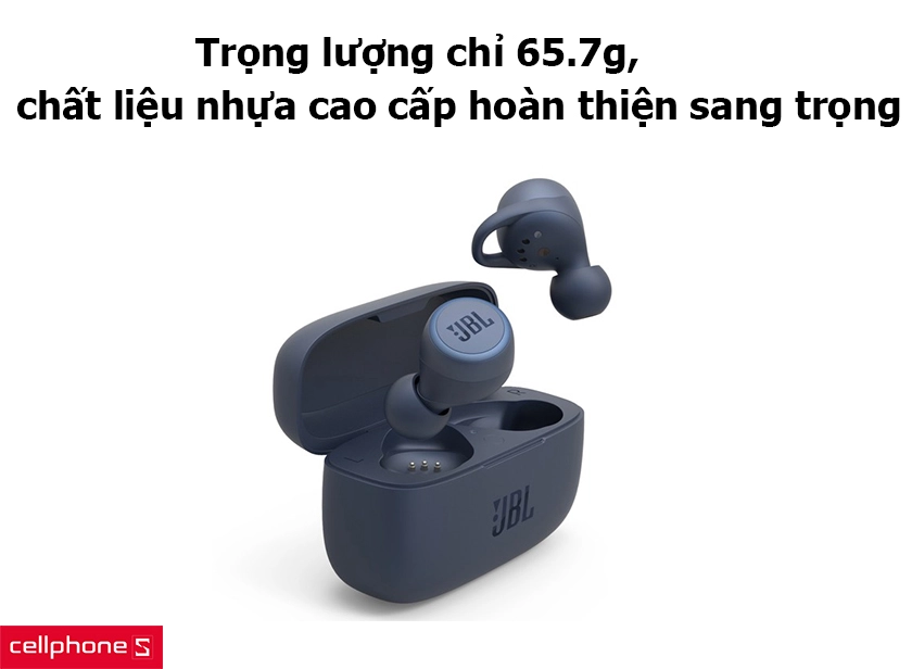 Trọng lượng chỉ 65.7g, chất liệu nhựa cao cấp